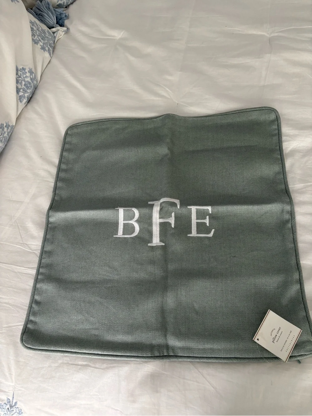 Pottery Barn soft linen pillow cover